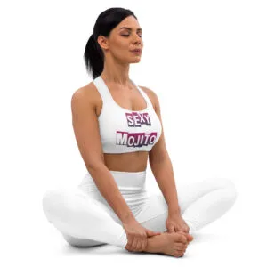 Crop-top sport Diva Lina Sexy Mojito, vue de trois quarts